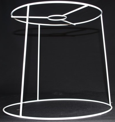 Lampeskærm stativ cylinder 21,5x22x25 (25 cm) L-E27